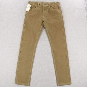 Dockers Jean Cut Corduroy Slim Fit Pants Mens 30x32 Dark Khaki Smart Flex